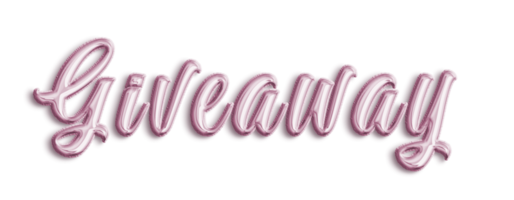 Pink Volumetric 3D Text Balloons Lettering Giveaway cut out png