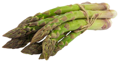 vegetarische verse groene asperges. groente uitgesneden png