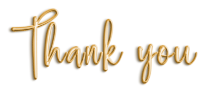 Cute Thank You Font PNG Transparent Images Free Download