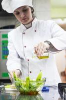 chef preparing meal photo