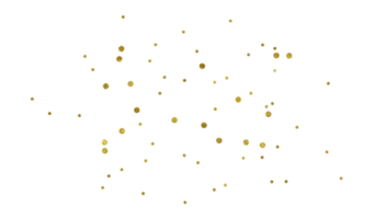 Goldsterne Streuung ausgeschnitten png