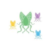 Virus vector illustration icon template design