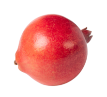 frischer Indien-Granatapfel lokalisiert auf dem weißen Hintergrund mit Beschneidungspfad. png