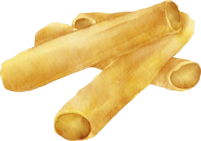 cannellonis de pâtes à l'aquarelle png