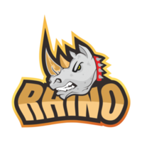 design del logo del rinoceronte png