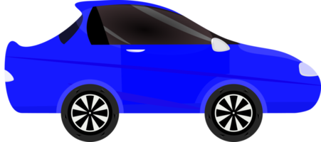 Model sport car blue automobile illustration graphic design png