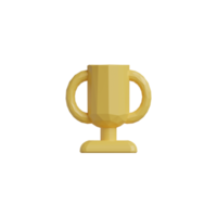 3D Isolated Achievement Icon png