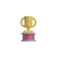 3D Isolated Achievement Icon png