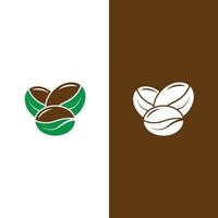 coffee bean icon vector