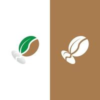 coffee bean icon vector