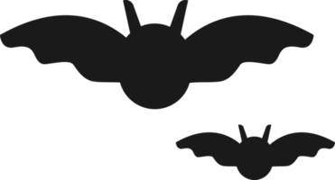 Halloween-Fledermaus-Silhouette schwarze Farbe png