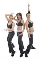 woman fitness group photo