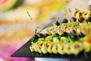 buffet food closeup photo