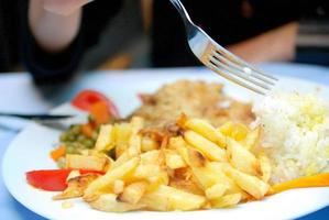 pommes frites view photo