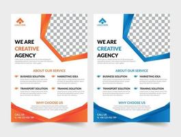 Corporate Business flyer template vector design, Flyer Template used for business poster layout, IT Company flyer, corporate banners, and leaflets. Graphic design layout.