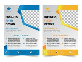 Corporate Business flyer template vector design, Flyer Template used for business poster layout, IT Company flyer, corporate banners, and leaflets. Graphic design layout.