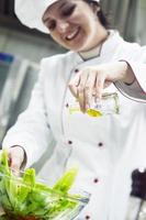 chef preparing meal photo