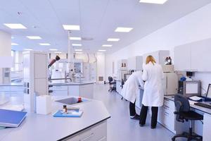 scientists working at the laboratory photo