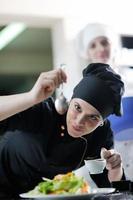 chef preparing meal photo