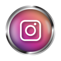 redes sociales instagram icono realista png gratis