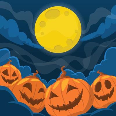 Halloween Jack O Lantern Background