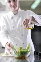 chef preparing meal photo