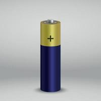 realistic alkaline battery vector