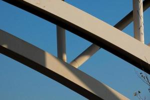 Modern river bridge, an engineering feat that thousands of vehicles pass over daily photo