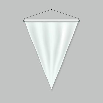 Realistic Pennant Template