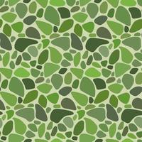 patrón transparente con formas abstractas. formas verdes simples dibujadas a mano. ilustración vectorial moderna abstracta. la textura del sello. vector