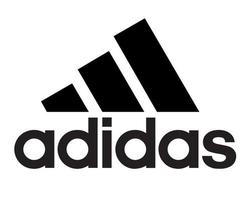 adidas logo símbolo ropa diseño icono abstracto fútbol vector ilustración