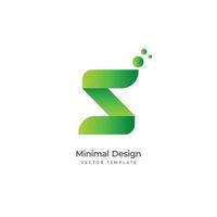 Z letter minimal logo template. Vector illustration