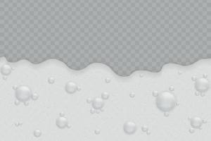 Foam background with bubbles vector