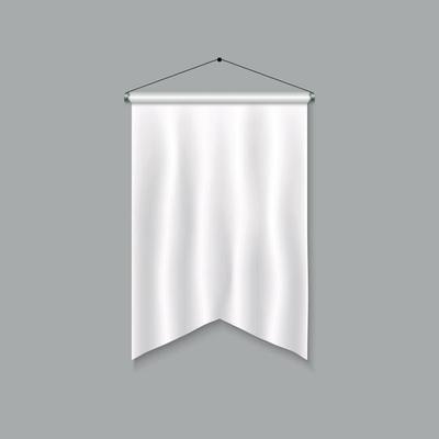 Realistic Pennant Template