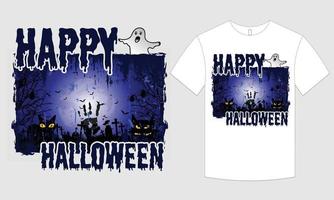 Halloween t-shirt design vector