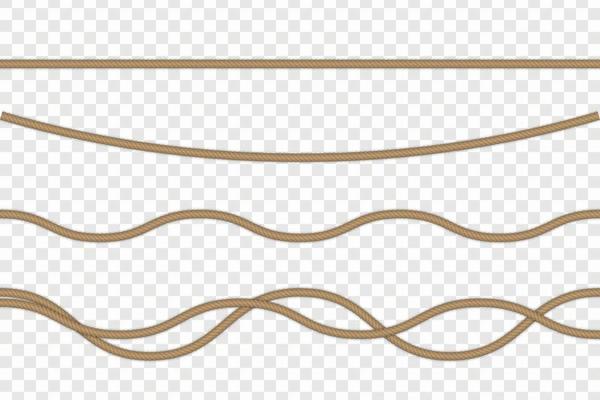 Vector realistic rope