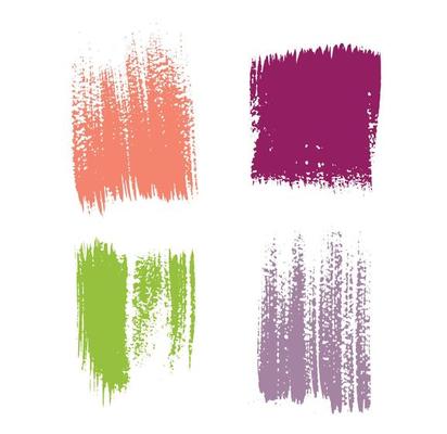 Color ink splashes. Grunge splatters. Abstract background. Grunge text banners
