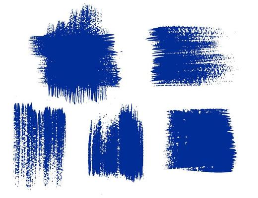 Color ink splashes. Grunge splatters. Abstract background. Grunge text banners