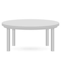 3d Table mockup vector