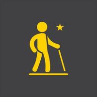 Disabled icon illustration isolated vector sign symbol