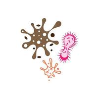 Virus vector illustration icon template design