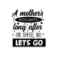 diseño de camiseta de tipografía del día de la madre. diseño de camiseta del día de la madre vector