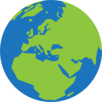 mapa do mundo simplicidade polígono baixo no globo.