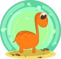 cute dinosaur, EPS vector