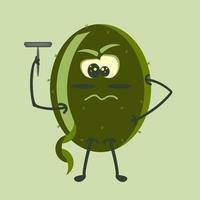 Weird kiwi with a razor vector