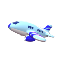 avión de dibujos animados png modelo 3d