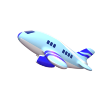 avión de dibujos animados png modelo 3d