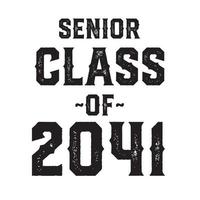 Class Of 2041 Vector, T shirt Design vector