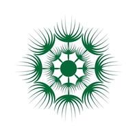 diseño de plantilla de vector de logotipo de flor de diente de león