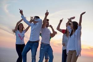 party people  on sunset photo